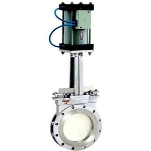 PZ673H pneumatic knife gate valve