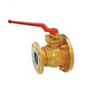 FQ41F46 lining fluorine discharge ball valve